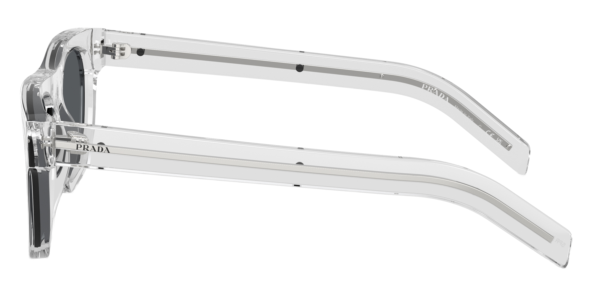 Color: Transparent Gray (12R07T) - Prada PRB12SF12R07T55