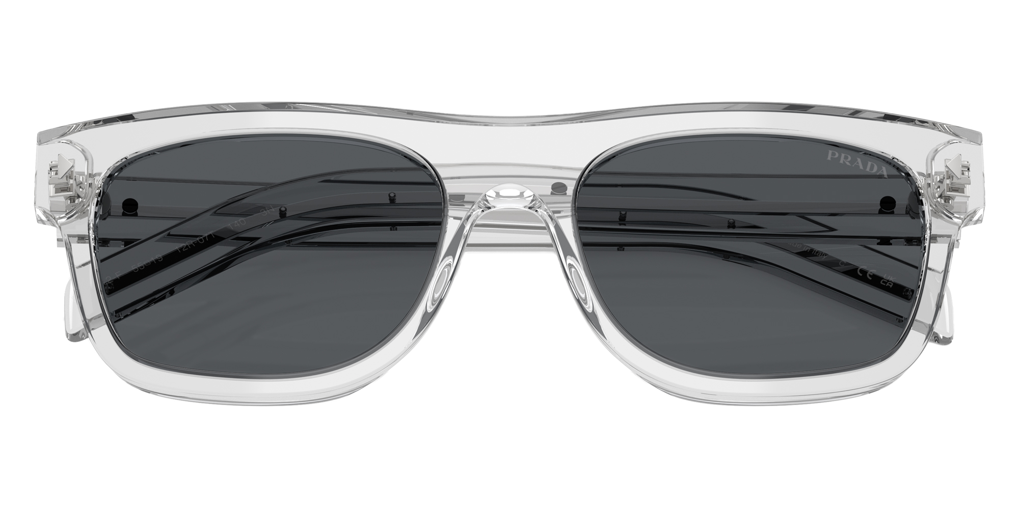 Color: Transparent Gray (12R07T) - Prada PRB12SF12R07T55