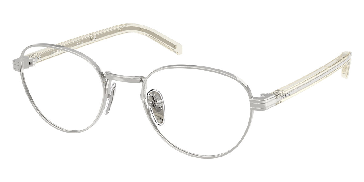 Color: Silver/Transparent Champagne (1BC1O1) - Prada PRB53V1BC1O149