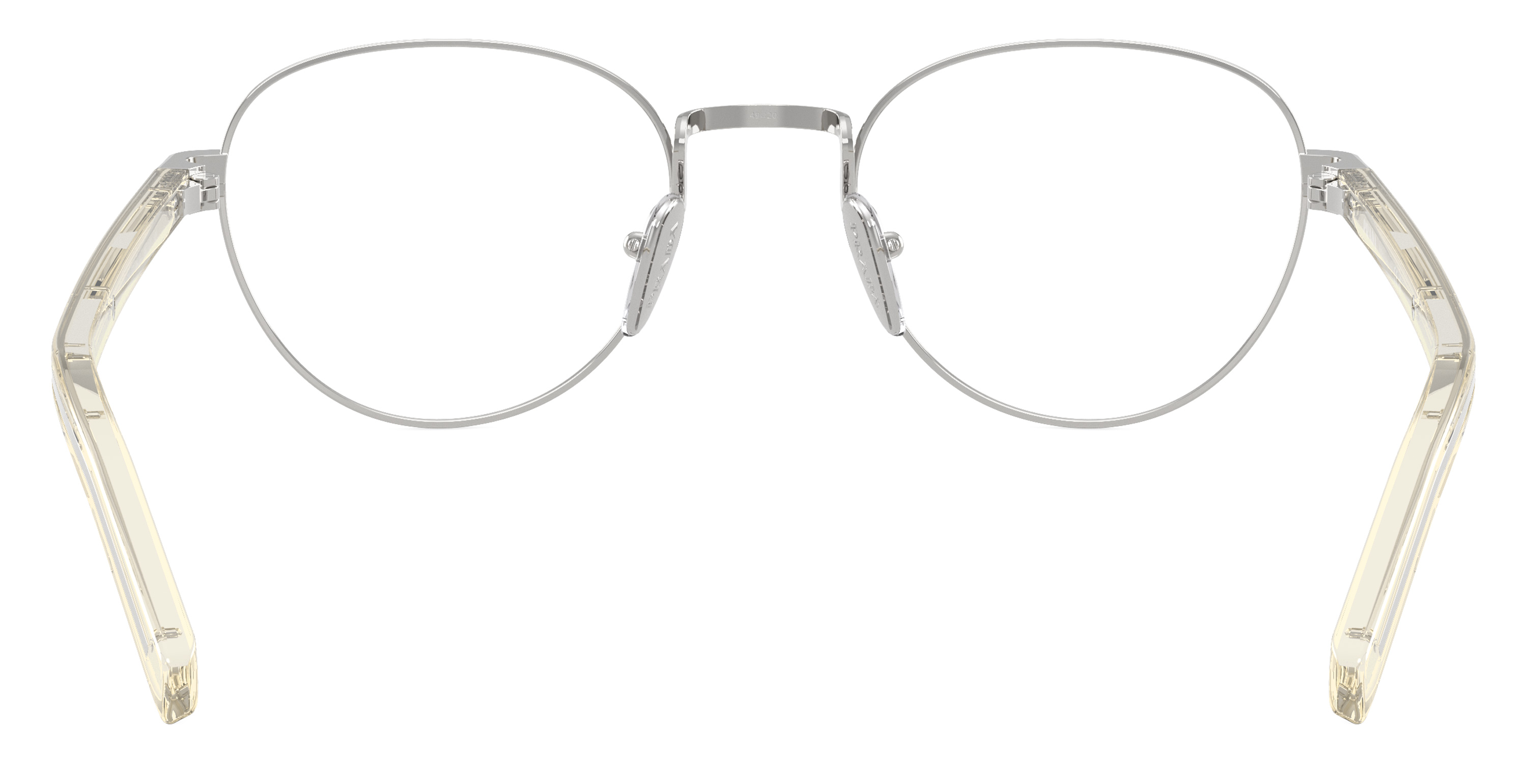 Color: Silver/Transparent Champagne (1BC1O1) - Prada PRB53V1BC1O149