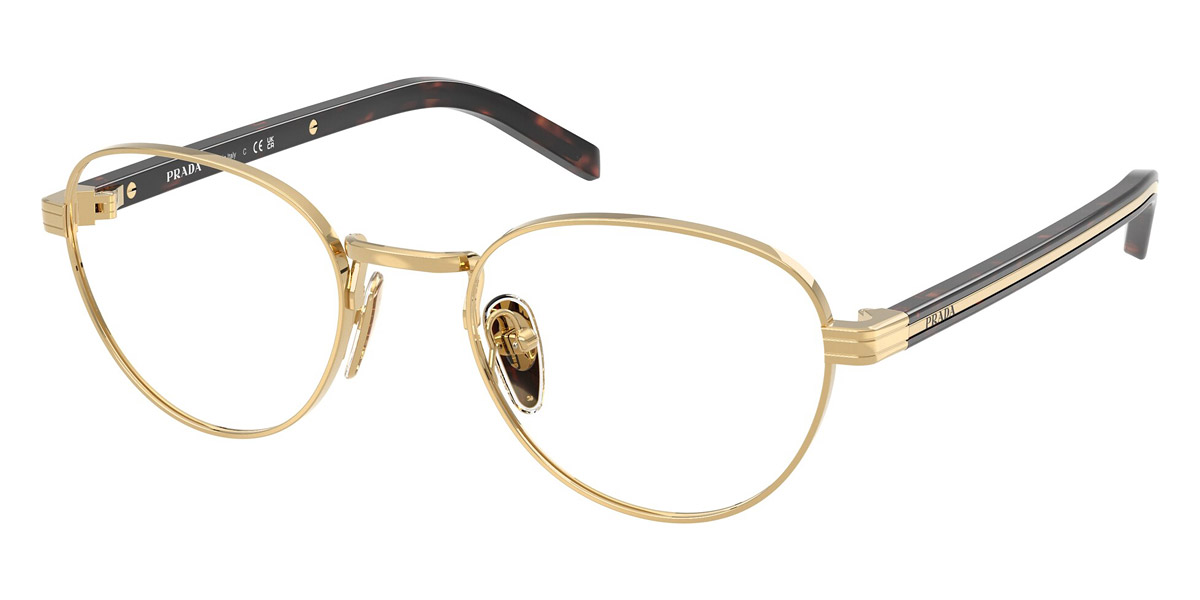 Color: Gold/Root Tortoise (5AK1O1) - Prada PRB53V5AK1O149