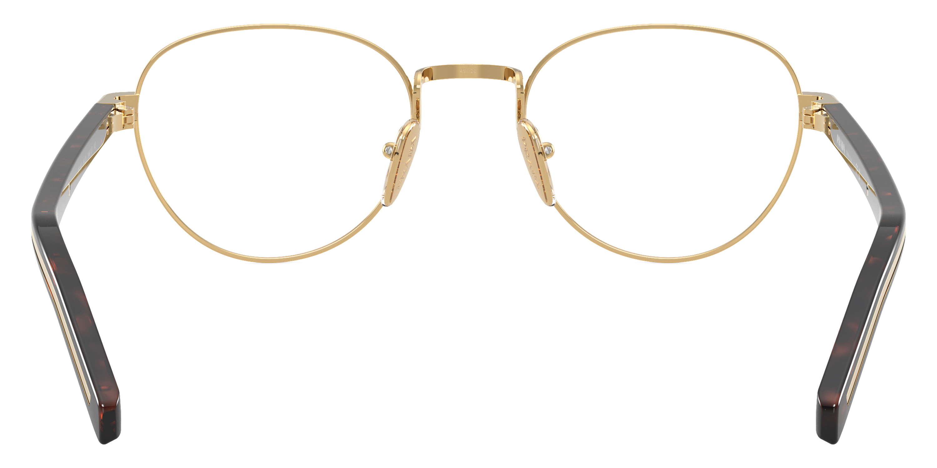 Color: Gold/Root Tortoise (5AK1O1) - Prada PRB53V5AK1O149
