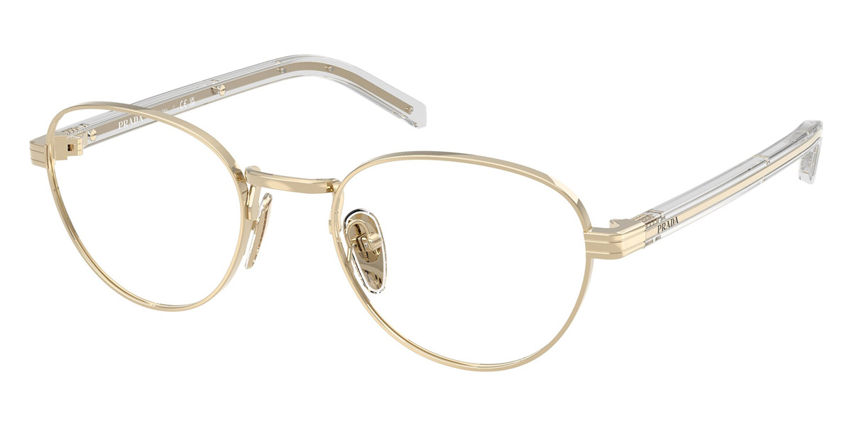Color: Pale Gold/Transparent Gray (ZVN1O1) - Prada PRB53VZVN1O149