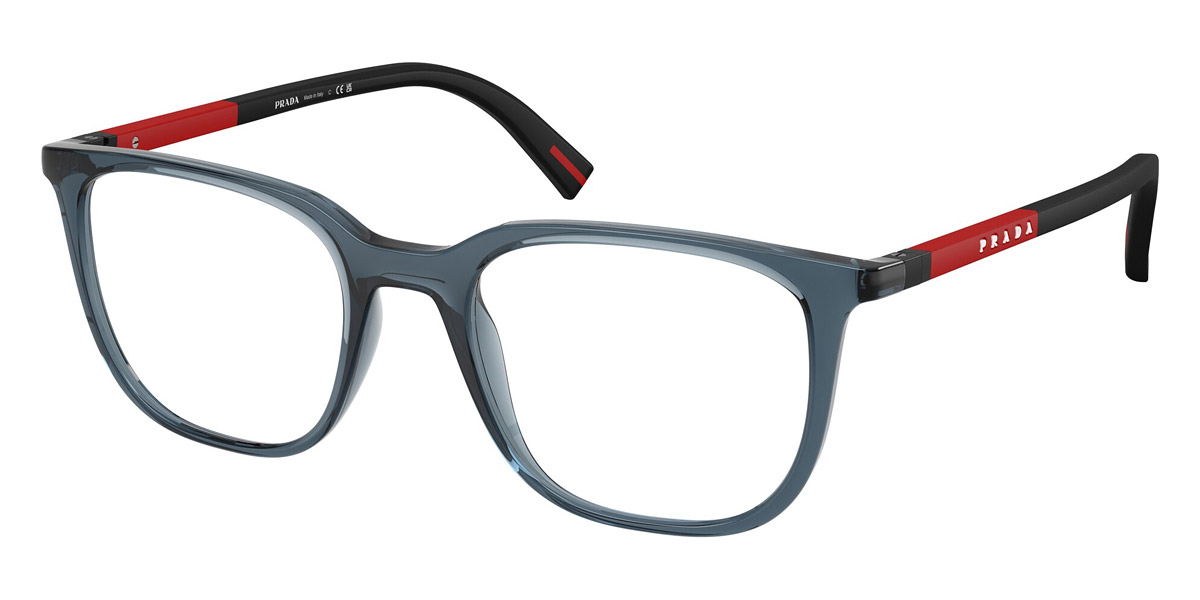 Color: Transparent Blue/Black Rubber (CZH1O1) - Prada Linea Rossa PS04RVCZH1O150