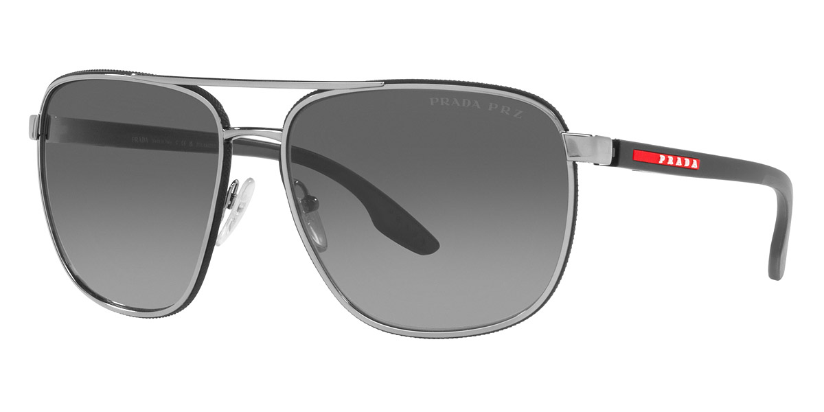 Color: Gunmetal (5AV06G) - Prada Linea Rossa PS50YS5AV06G62