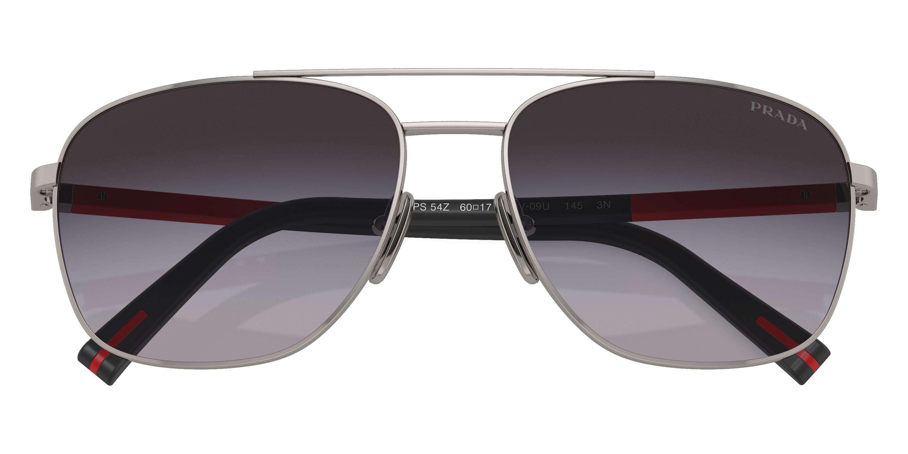 Color: Gunmetal/Rubbered Black (5AV09U) - Prada Linea Rossa PS54ZS5AV09U60