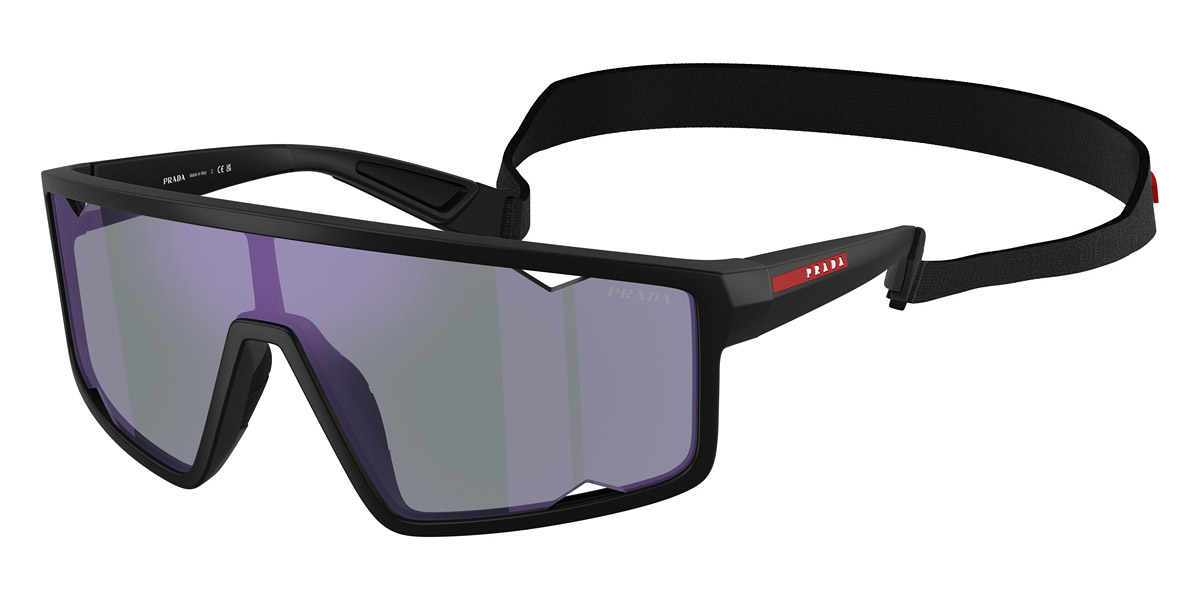 Color: Matte Black (1BO10J) - Prada Linea Rossa PSA03S1BO10J41