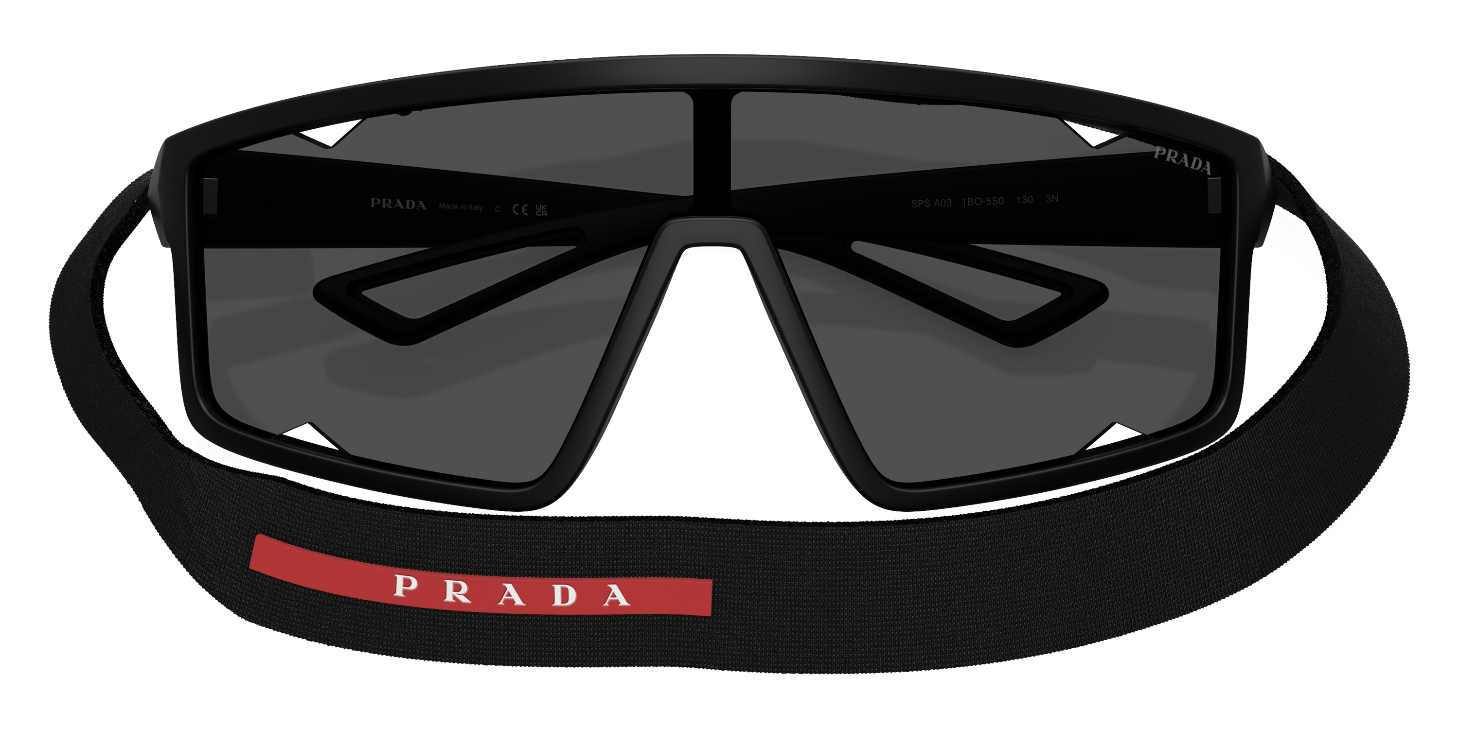 Color: Matte Black (1BO5S0) - Prada Linea Rossa PSA03S1BO5S041