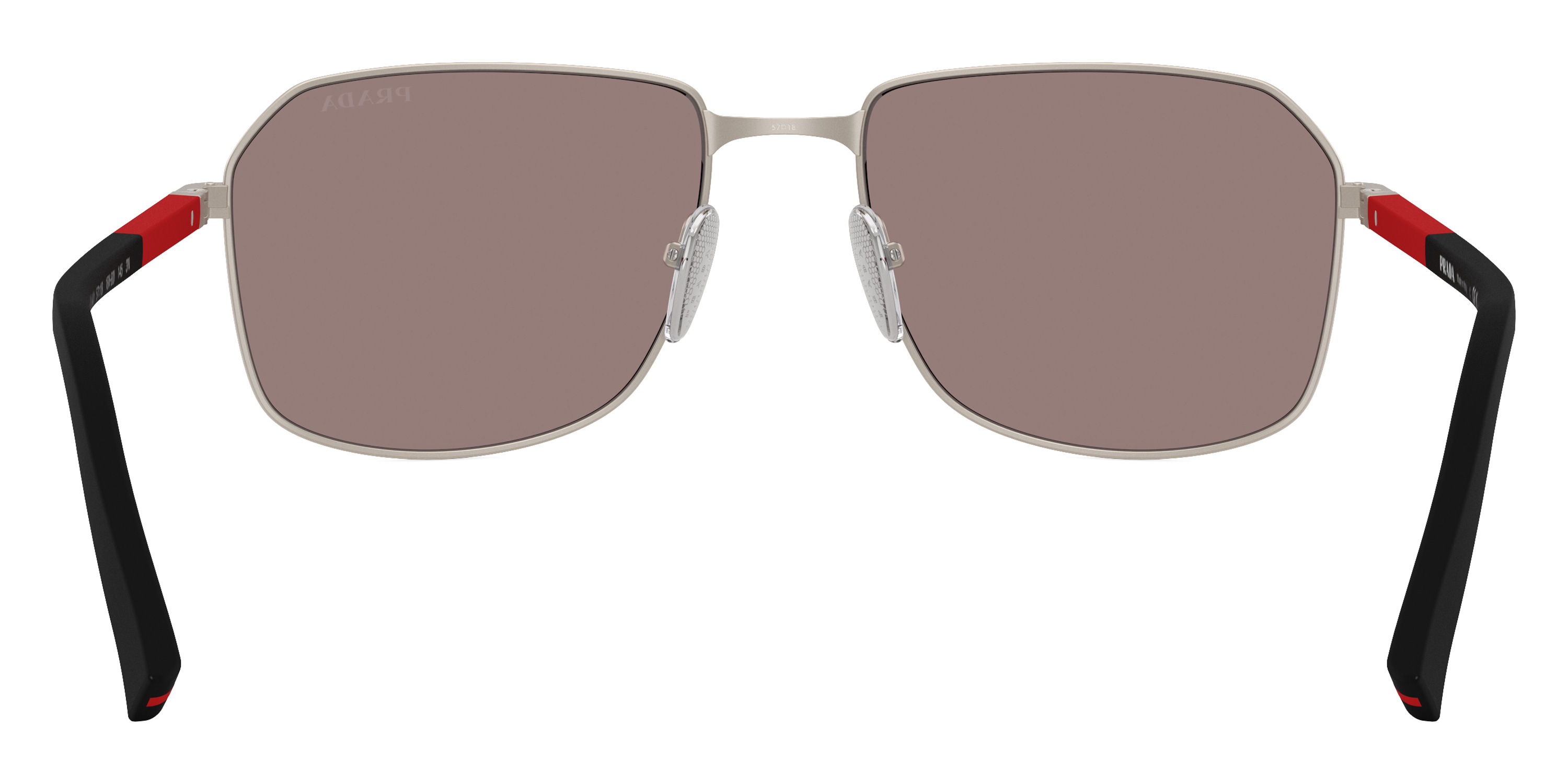 Color: Matte Champagne/Black Rubbered (18X80I) - Prada Linea Rossa PSA51S18X80I57