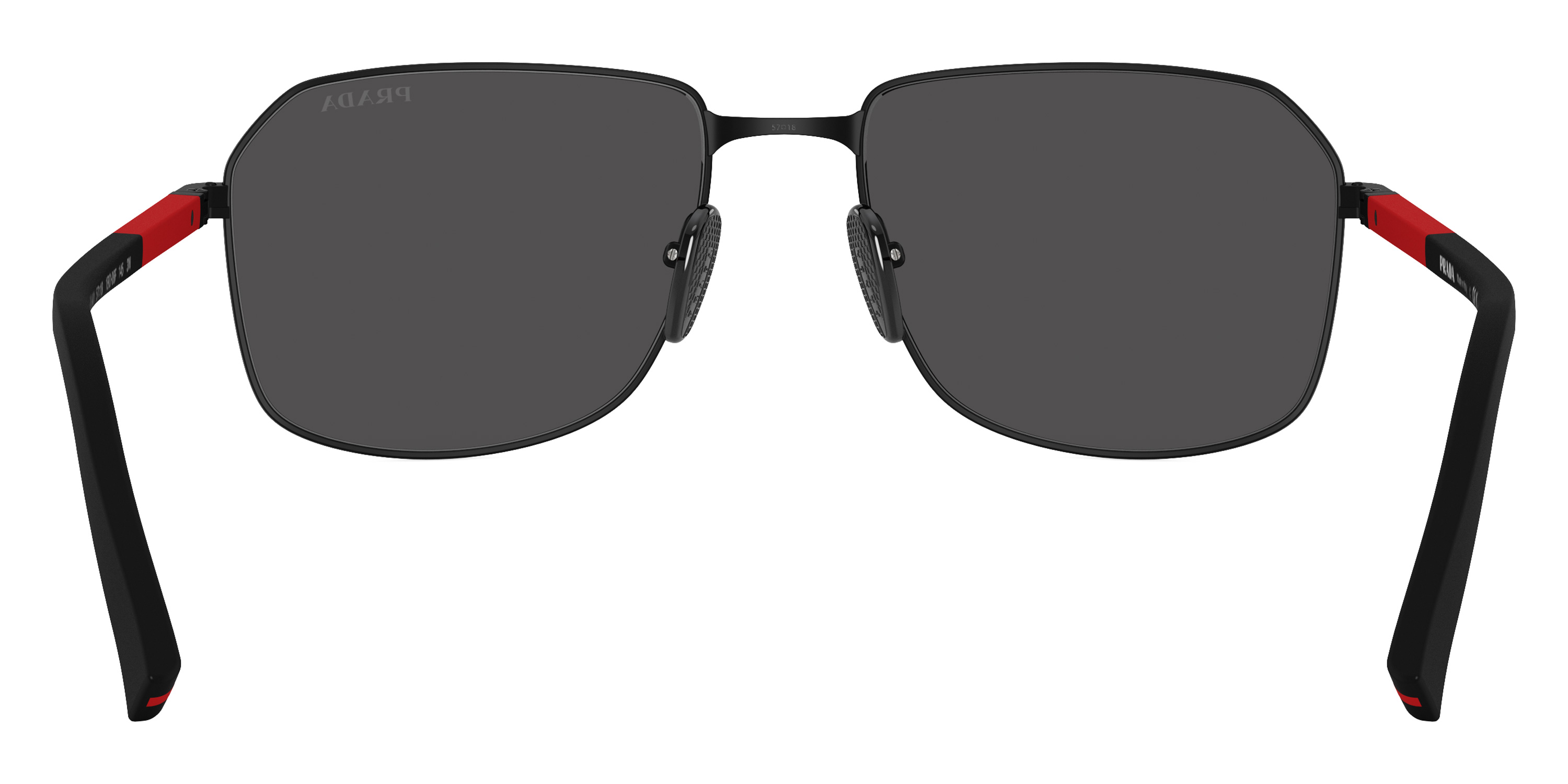 Color: Matte Black/Black Rubbered (1BO06F) - Prada Linea Rossa PSA51S1BO06F57