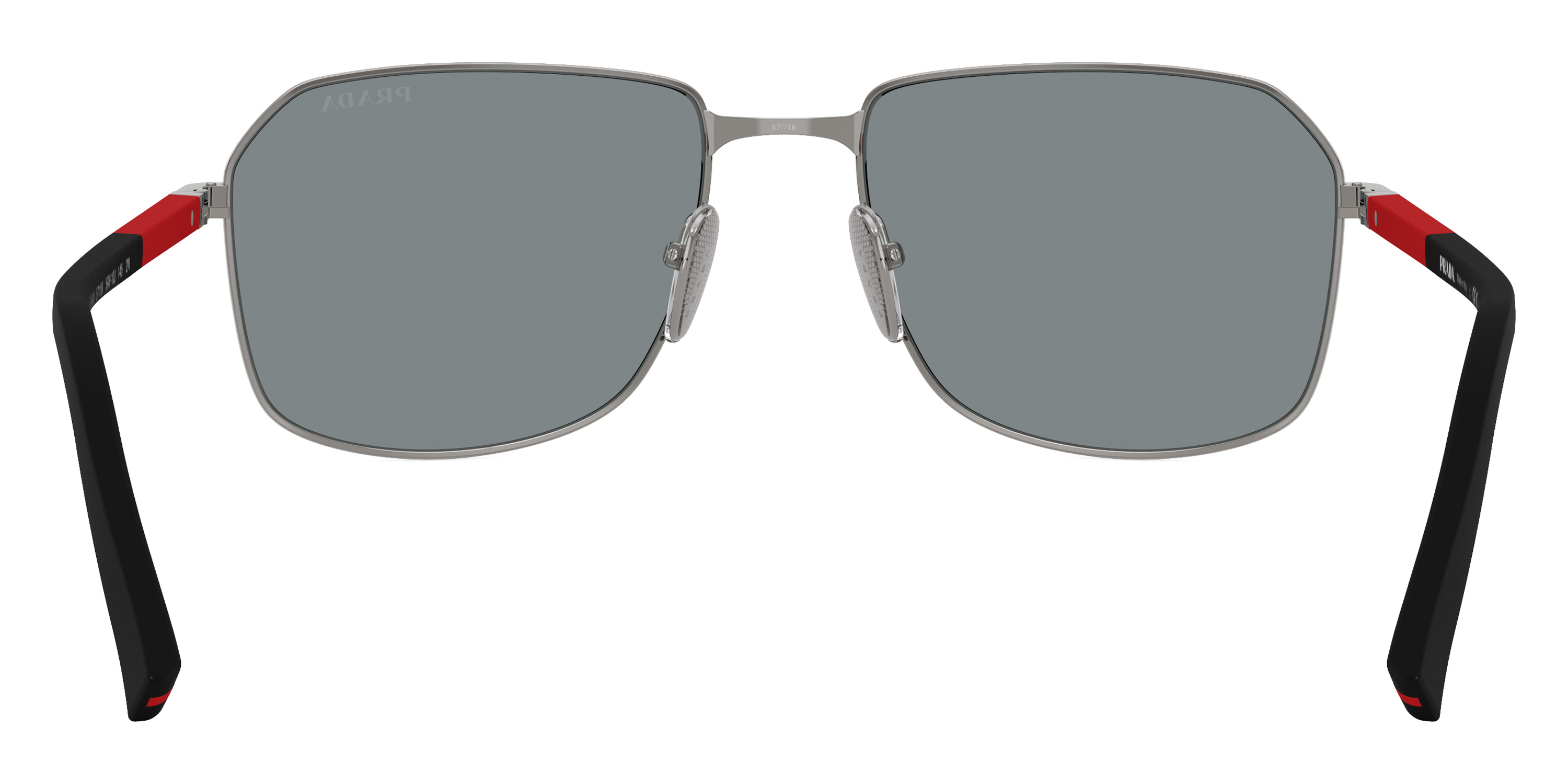 Color: Gunmetal/Black Rubbered (5AV10J) - Prada Linea Rossa PSA51S5AV10J57