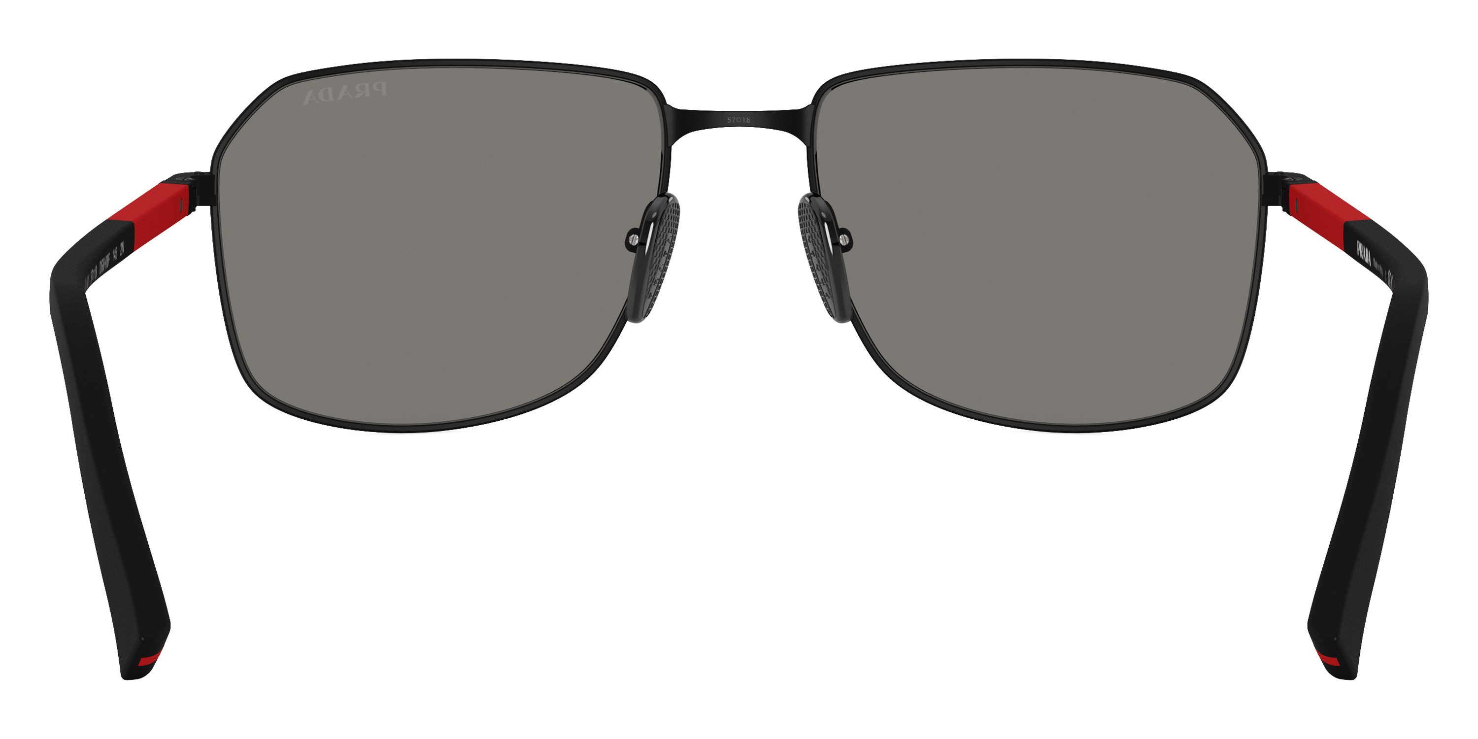 Color: Rubber Black/Black Rubbered (DG008F) - Prada Linea Rossa PSA51SDG008F57