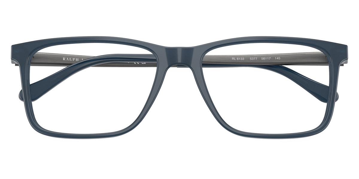 Color: Shiny Navy Opaline Blue/Dark Gunmetal (5377) - Ralph Lauren RL6133537754