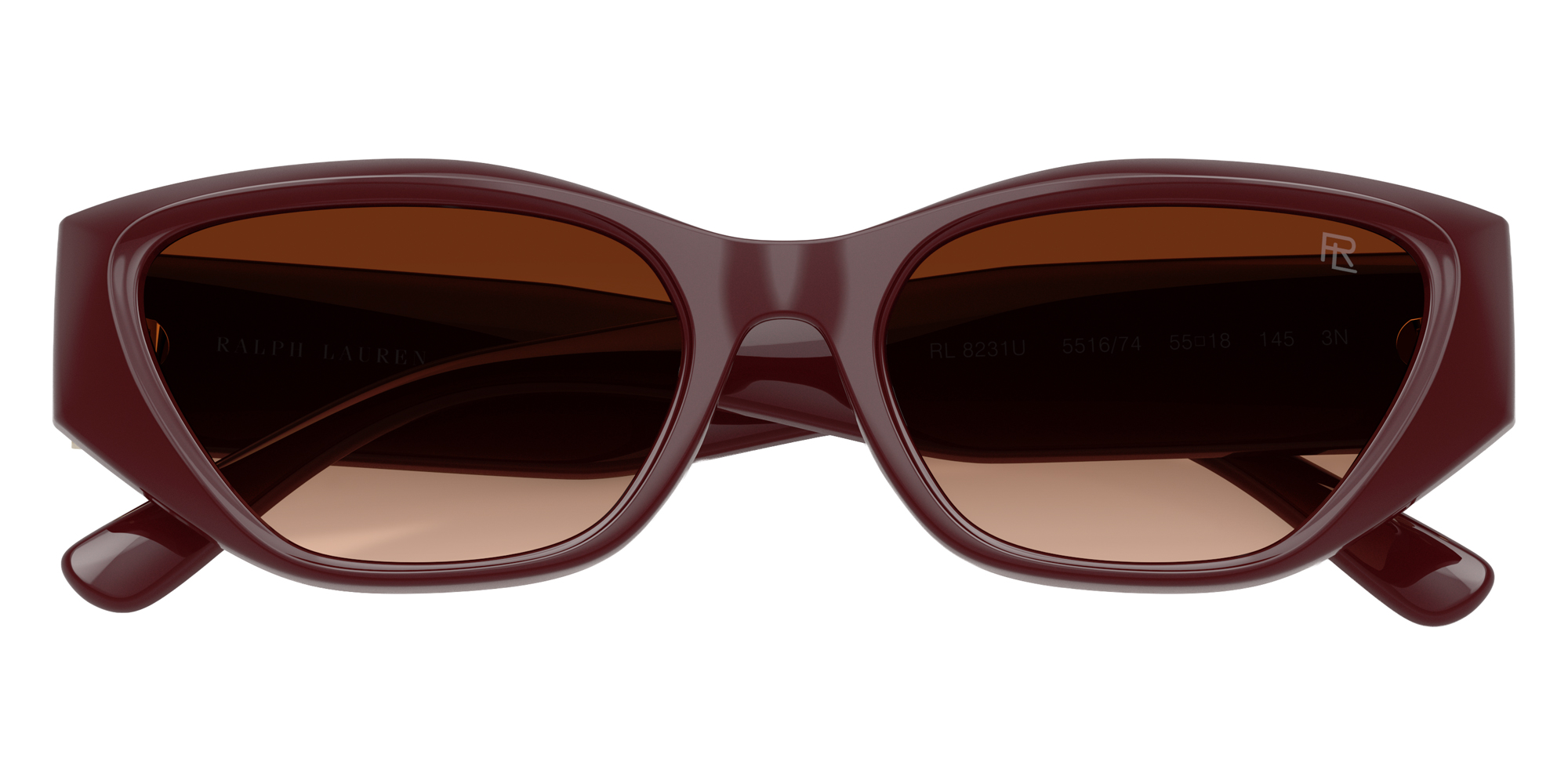 Color: Bordeaux (551674) - RALPH LAUREN RL8231U55167455