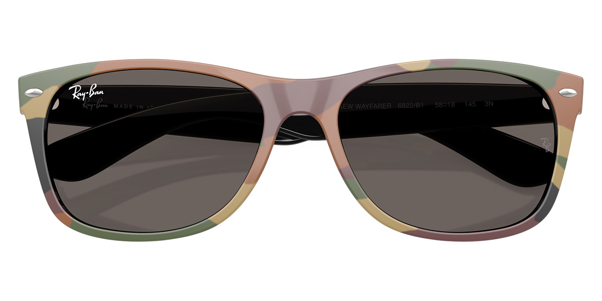 Color: Black and Green Camouflage (6822B1) - Ray-Ban RB21326822B155