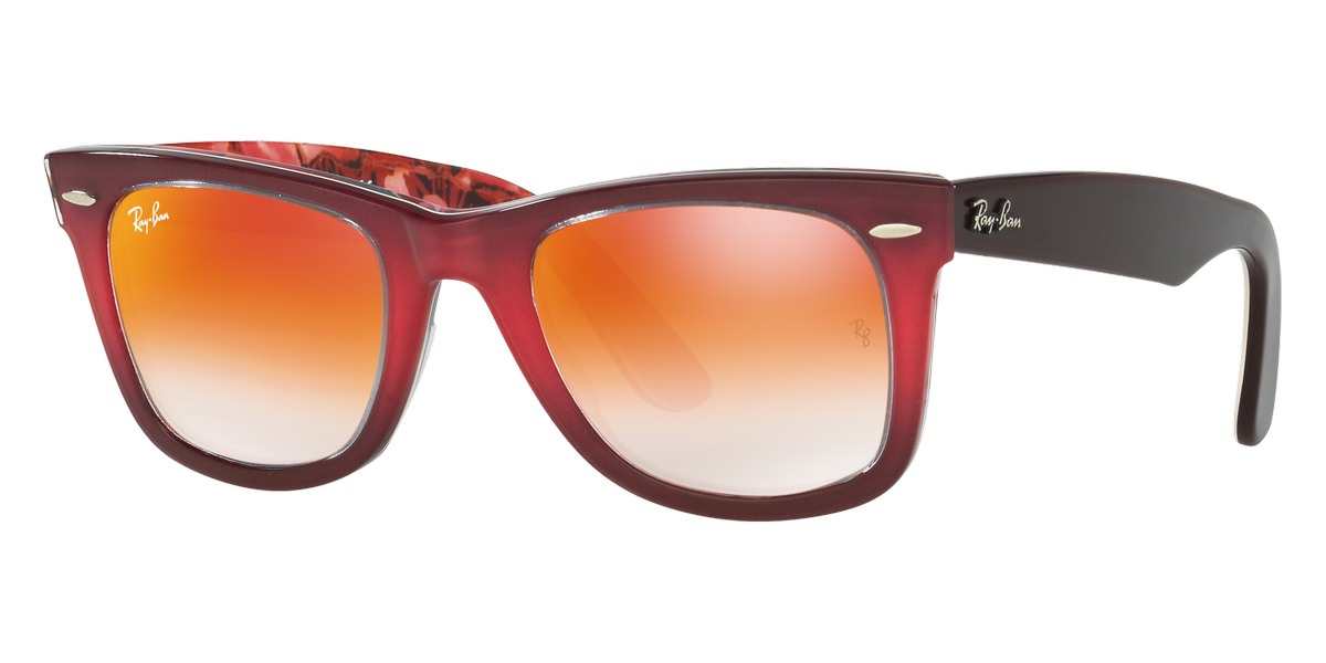 Color: Top Gradient Pink on Brown (12004W) - Ray-Ban RB214012004W50