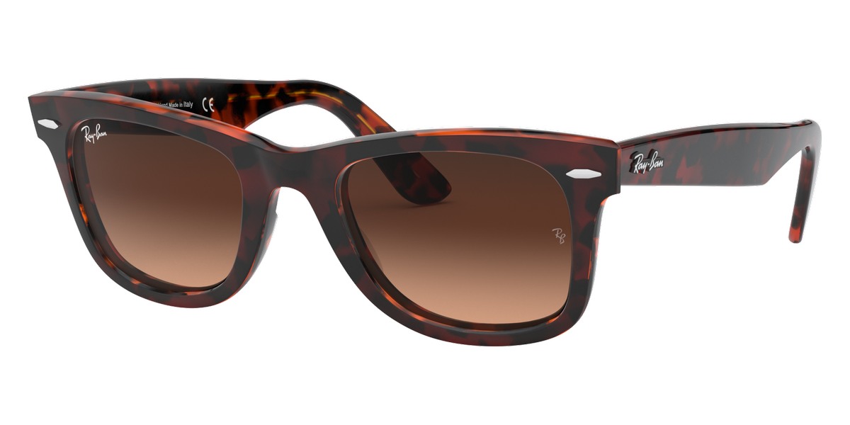 Color: Top Transparent Red on Orange Havana (1275A5) - Ray-Ban RB21401275A550