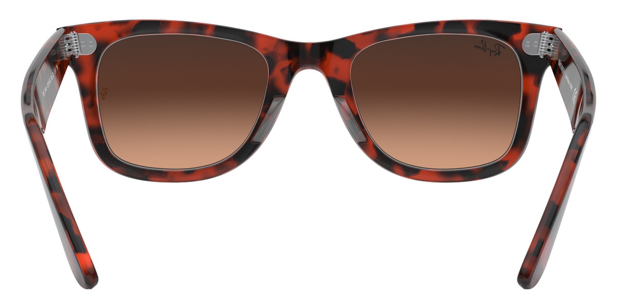 Color: Top Transparent Red on Orange Havana (1275A5) - Ray-Ban RB21401275A550