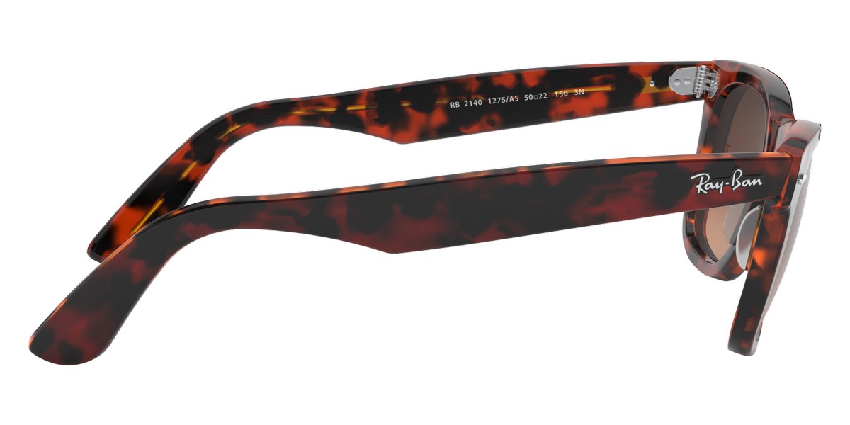 Color: Top Transparent Red on Orange Havana (1275A5) - Ray-Ban RB21401275A550