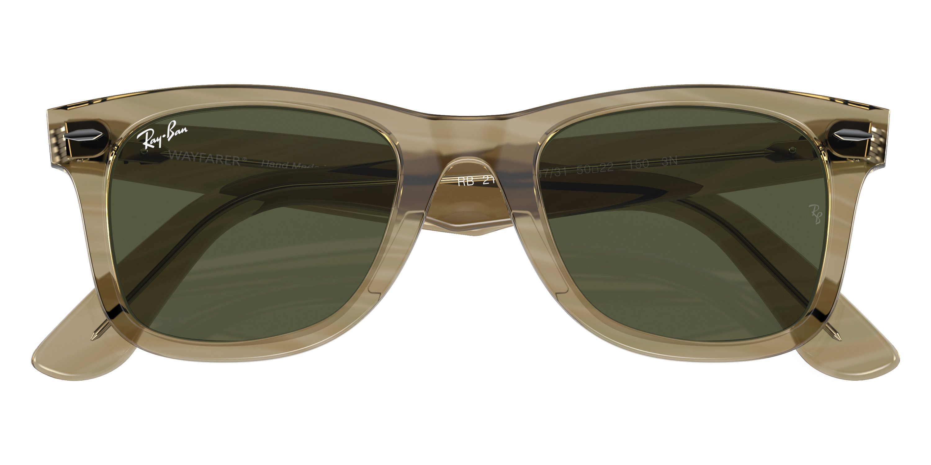 Color: Photo Striped Gray (138731) - Ray-Ban RB214013873150