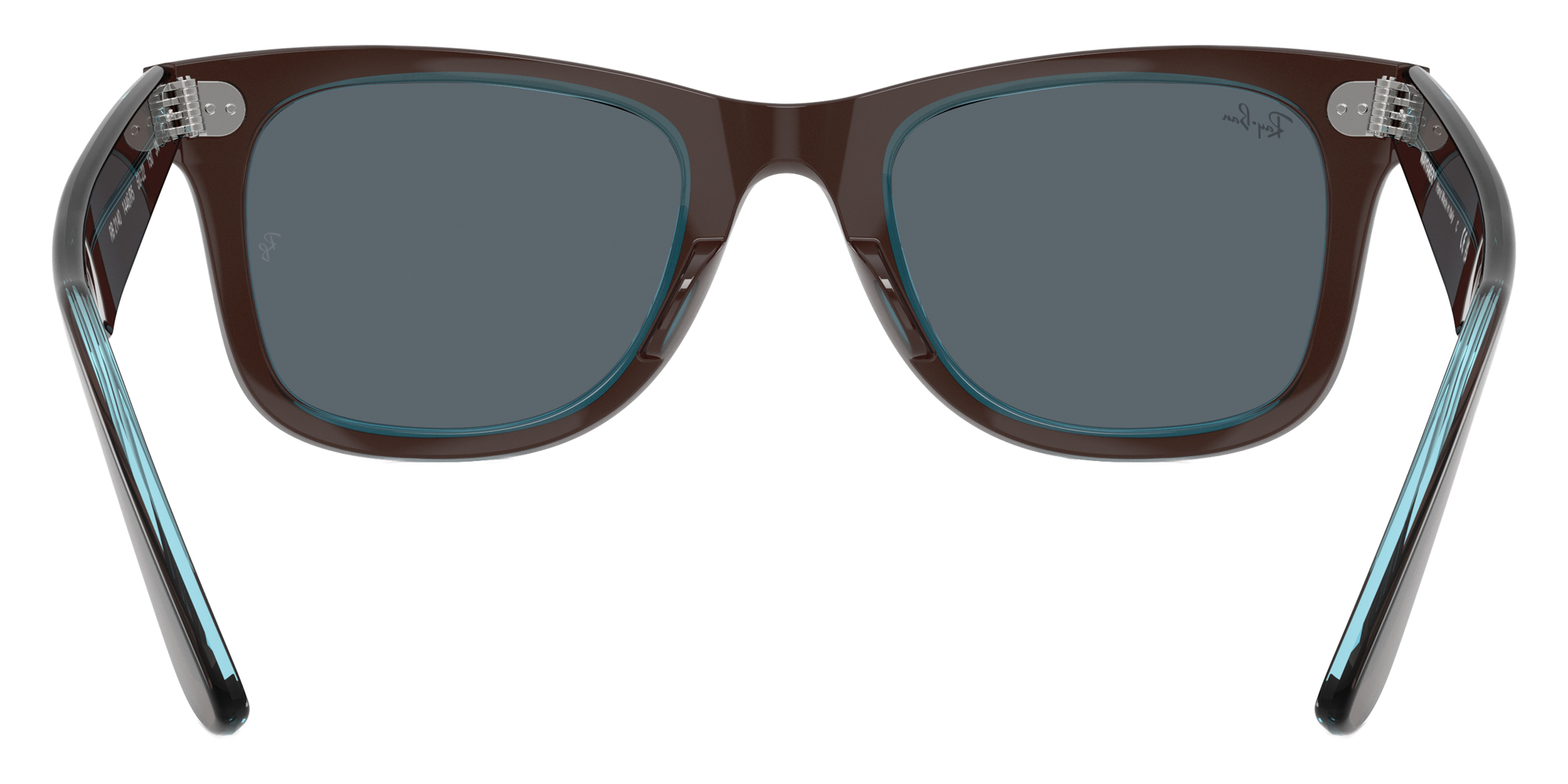 Color: Brown on Transparent Blue (1446R5) - Ray-Ban RB21401446R550