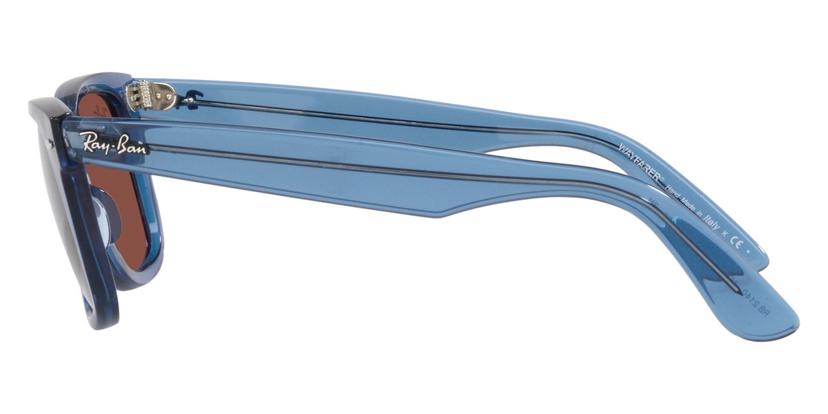 Color: Transparent Blue (6587C5) - Ray-Ban RB21406587C550