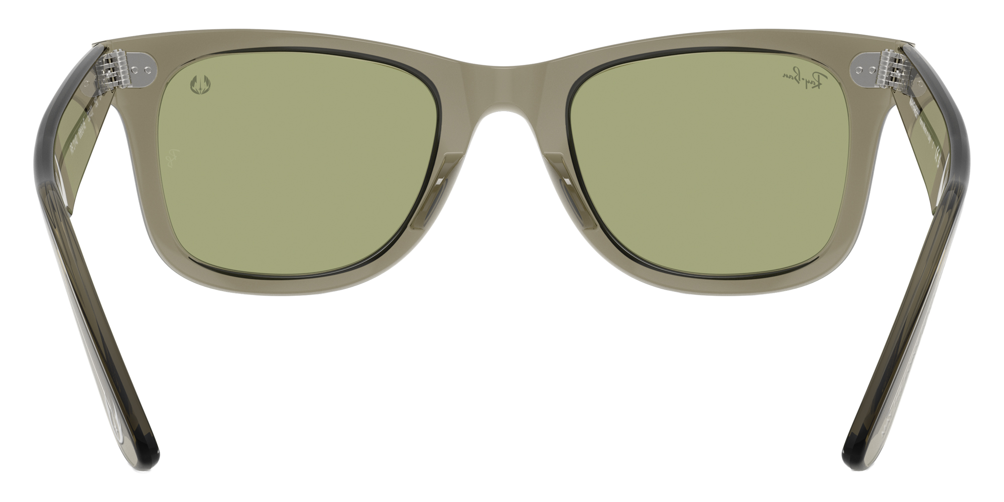 Color: Transparent Green (68694E) - Ray-Ban RB214068694E50