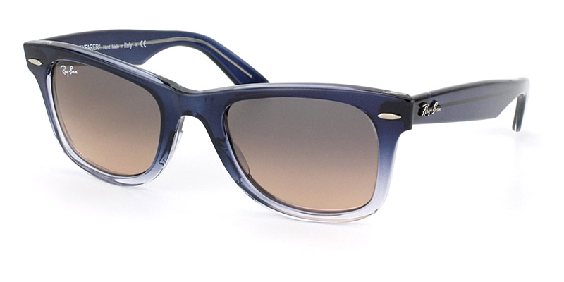 Color: Blue Gradient on Transparent (822/N1) - Ray-Ban RB2140822/N150