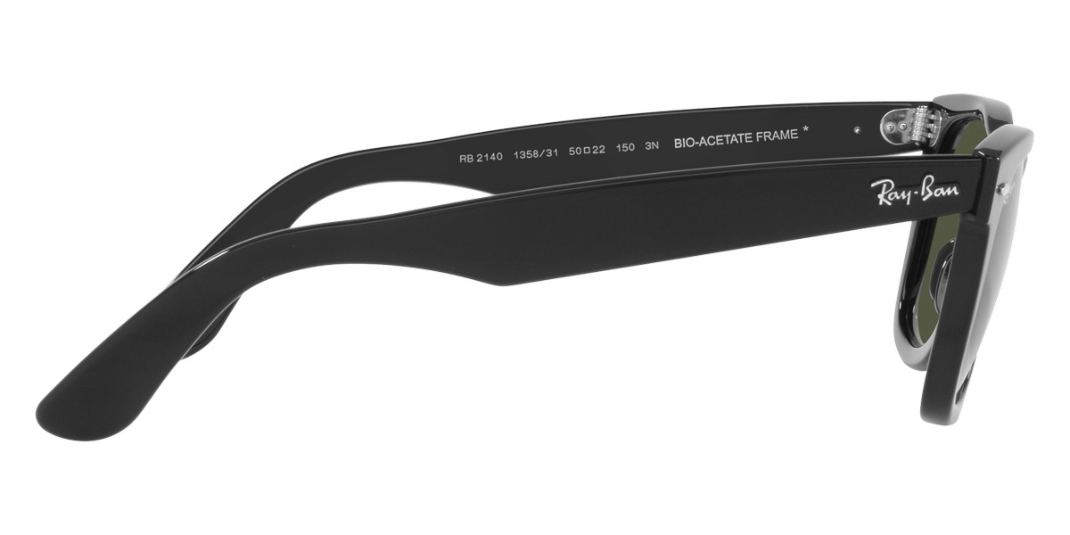 Ray-Ban™ Wayfarer RB2140F 135831 52 Black Sunglasses