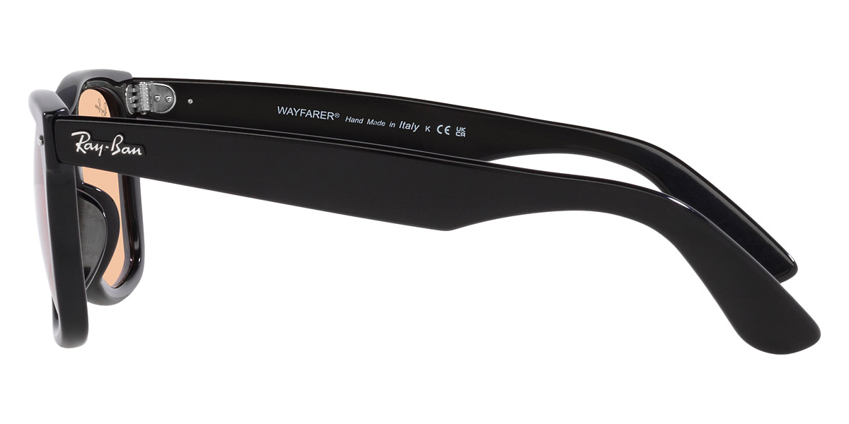 Ray-Ban™ Wayfarer RB2140F 601/4B 52 Black Sunglasses