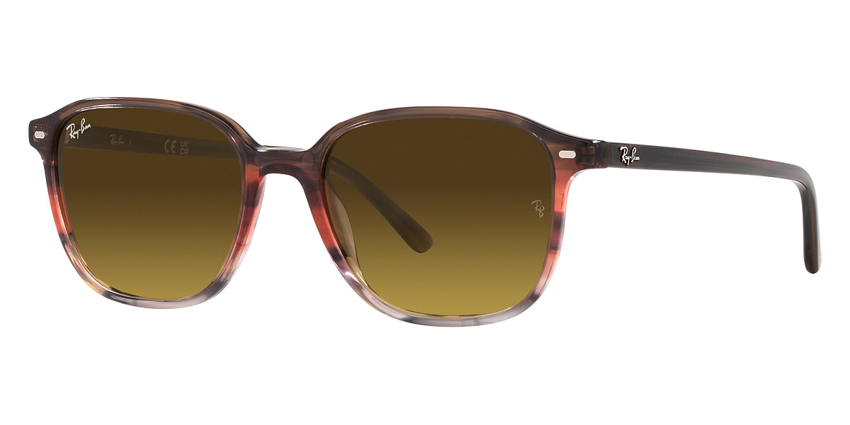 Color: Striped Brown and Red (138085) - Ray-Ban RB2193F13808555