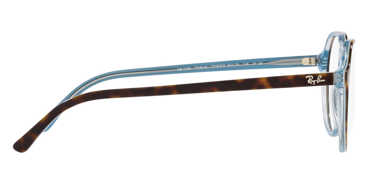 Color: Havana on Light Blue (1316GG) - Ray-Ban RB21951316GG51