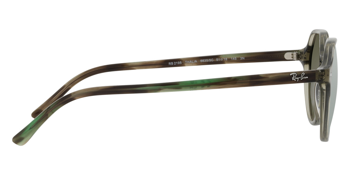 Color: Transparent Green (66355C) - Ray-Ban RB2195F66355C53