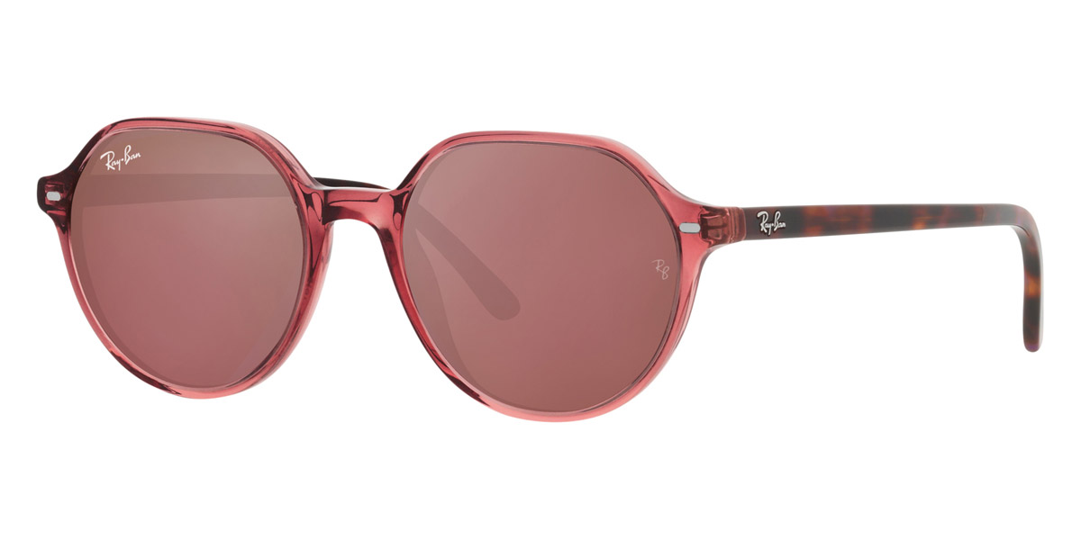 Color: Transparent Pink (66372K) - Ray-Ban RB2195F66372K53