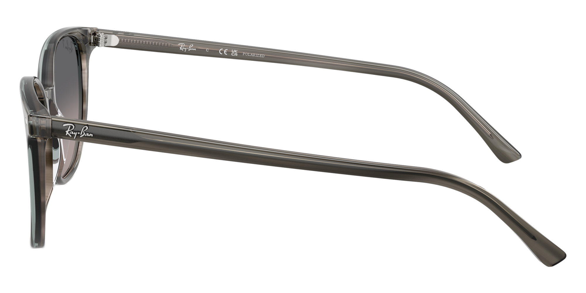 Color: Striped Gray (1438M3) - Ray-Ban RB21971438M352