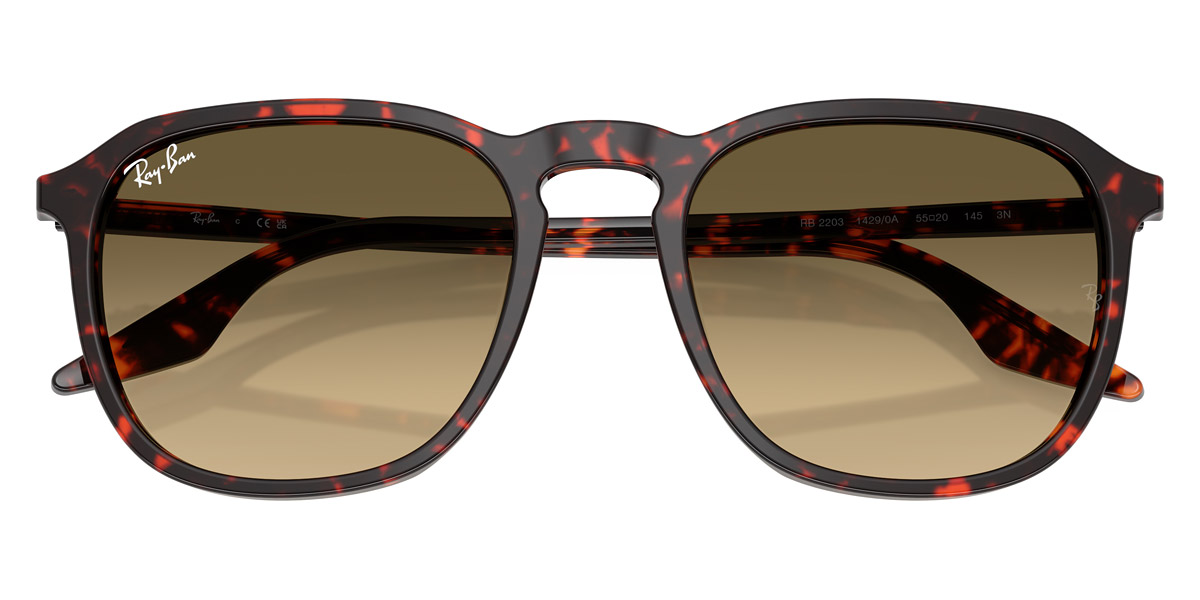Color: Havana Red Turtle (14290A) - Ray-Ban RB220314290A52