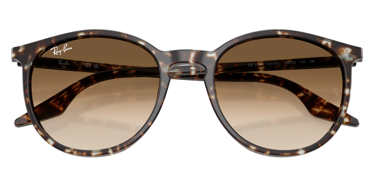 Color: Havana Yellow Turtle (143151) - Ray-Ban RB220414315151
