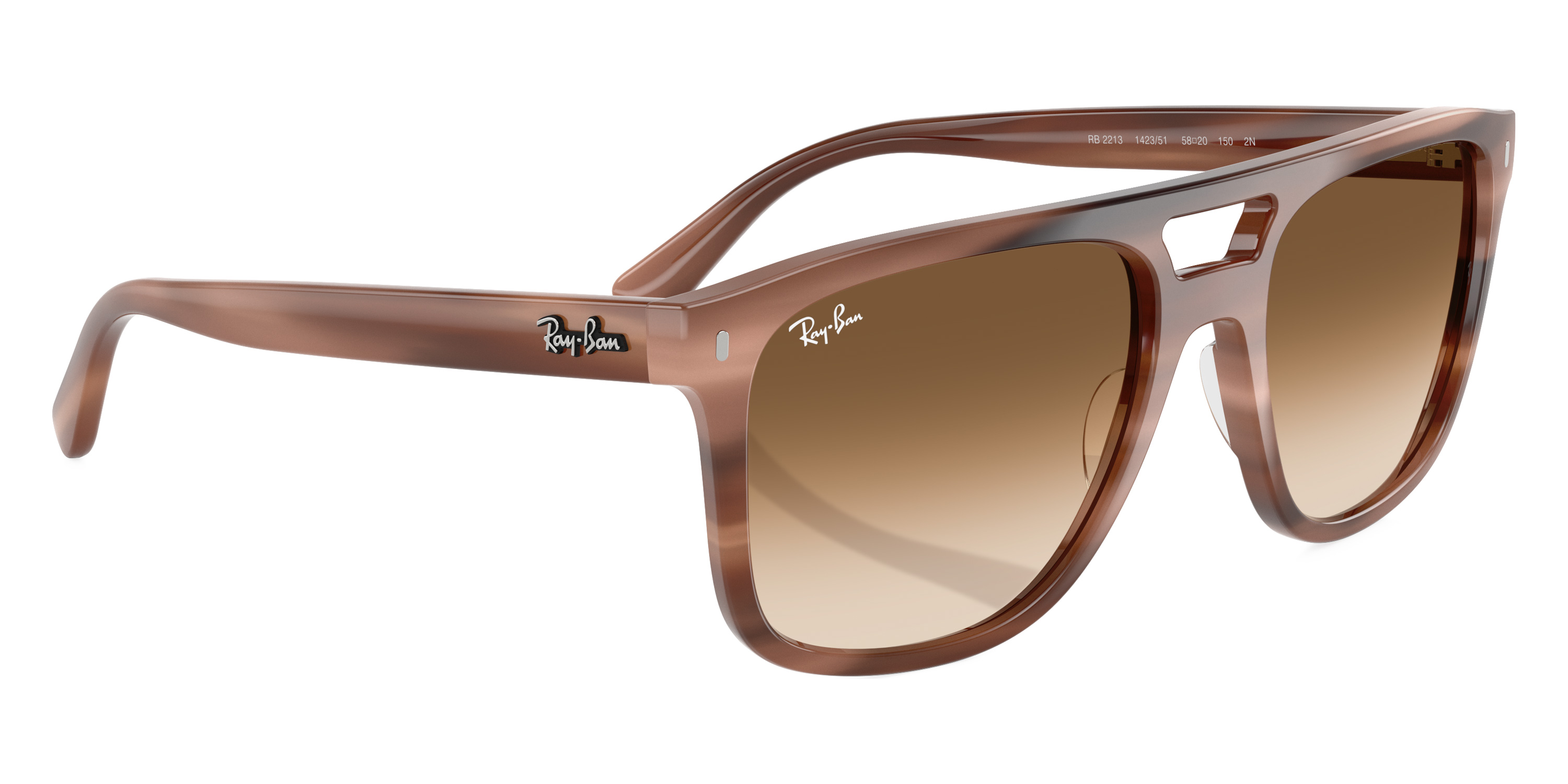 Color: Havana Brown (142351) - Ray-Ban RB221314235158
