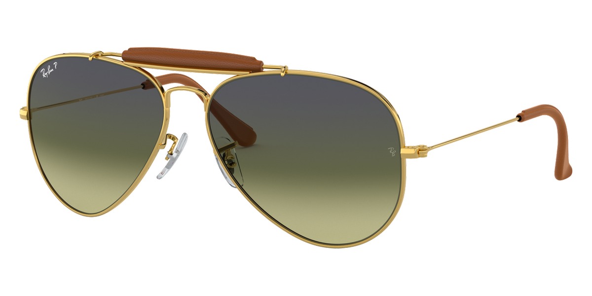 Color: Light Brown Leather On Arista (001/M9) - Ray-Ban RB3422Q001/M958
