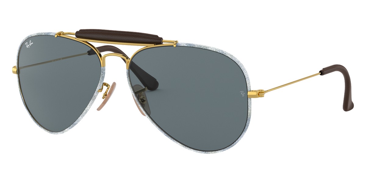 Color: Gold/Blue Jeans (9193R5) - Ray-Ban RB3422Q9193R558