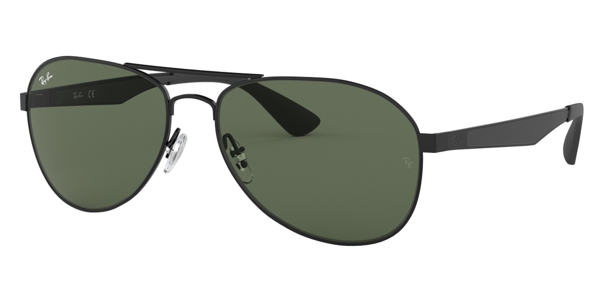 Ray-Ban™ RB3549 006/71 61 Matte Black Sunglasses