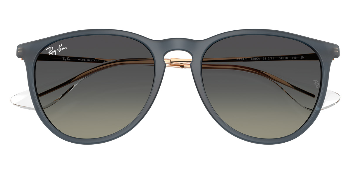Color: Rubber Blue (681311) - Ray-Ban RB417168131154