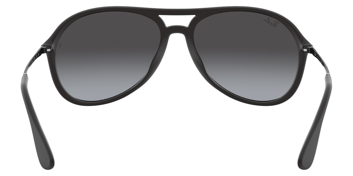 Ray Ban Alex RB4201 622 8G 59 Rubber Black Sunglasses