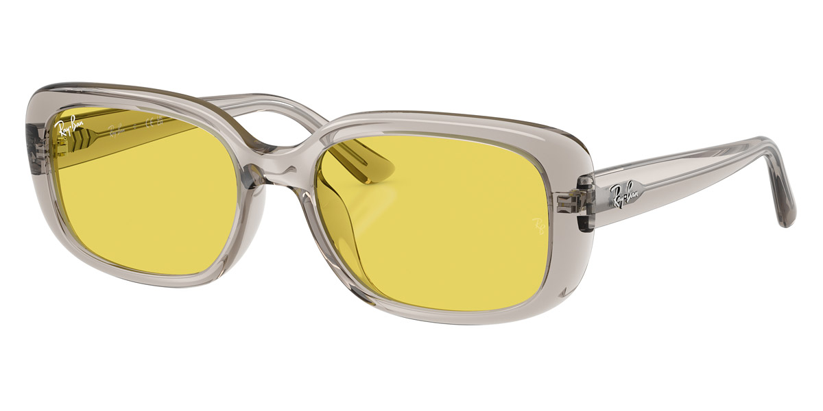 Color: Transparent Light Beige (681885) - Ray-Ban RB4421D68188556