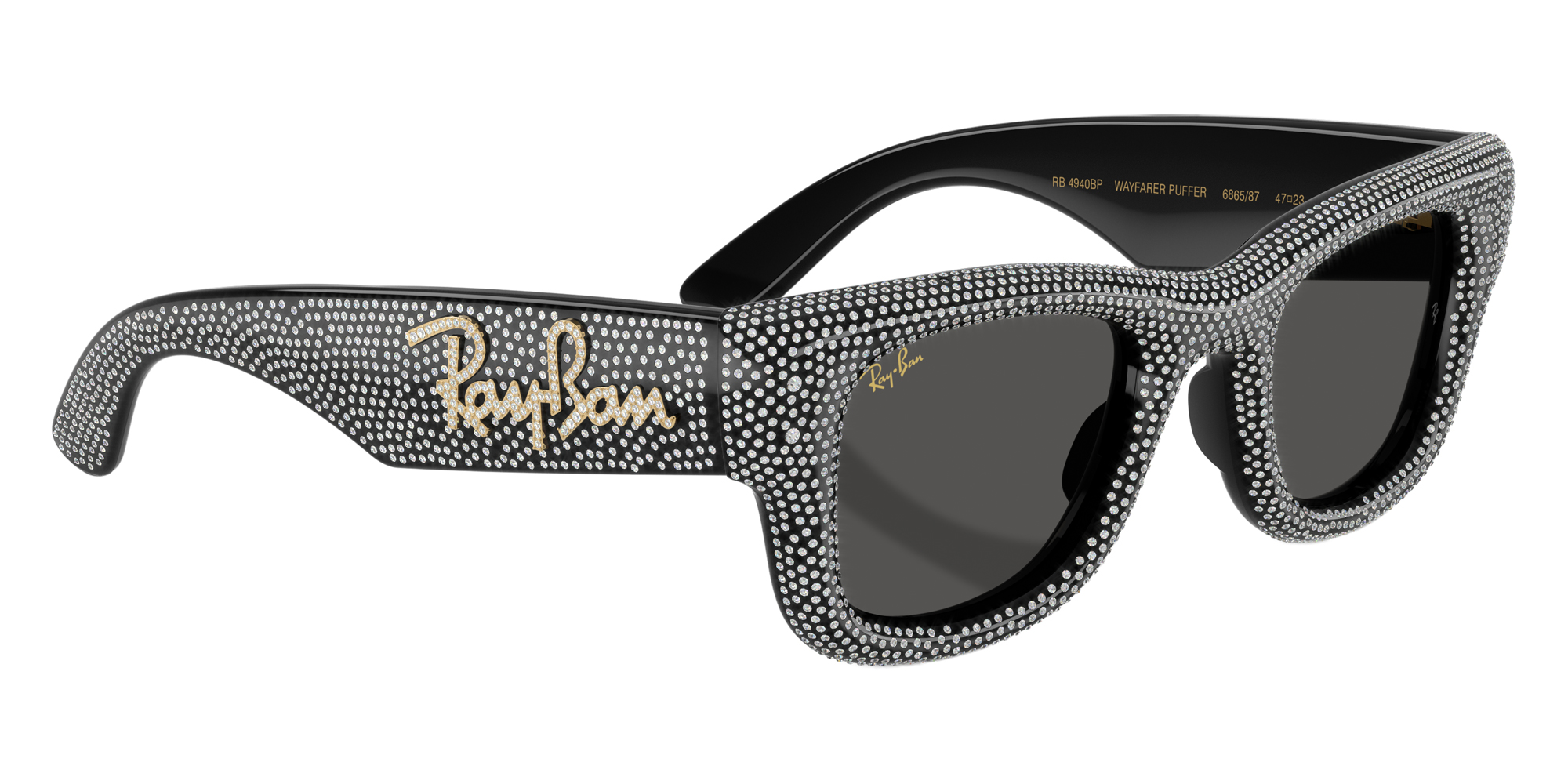 Ray-Ban™ - RB4940BP Wayfarer Puffer Crystal Pave Edition
