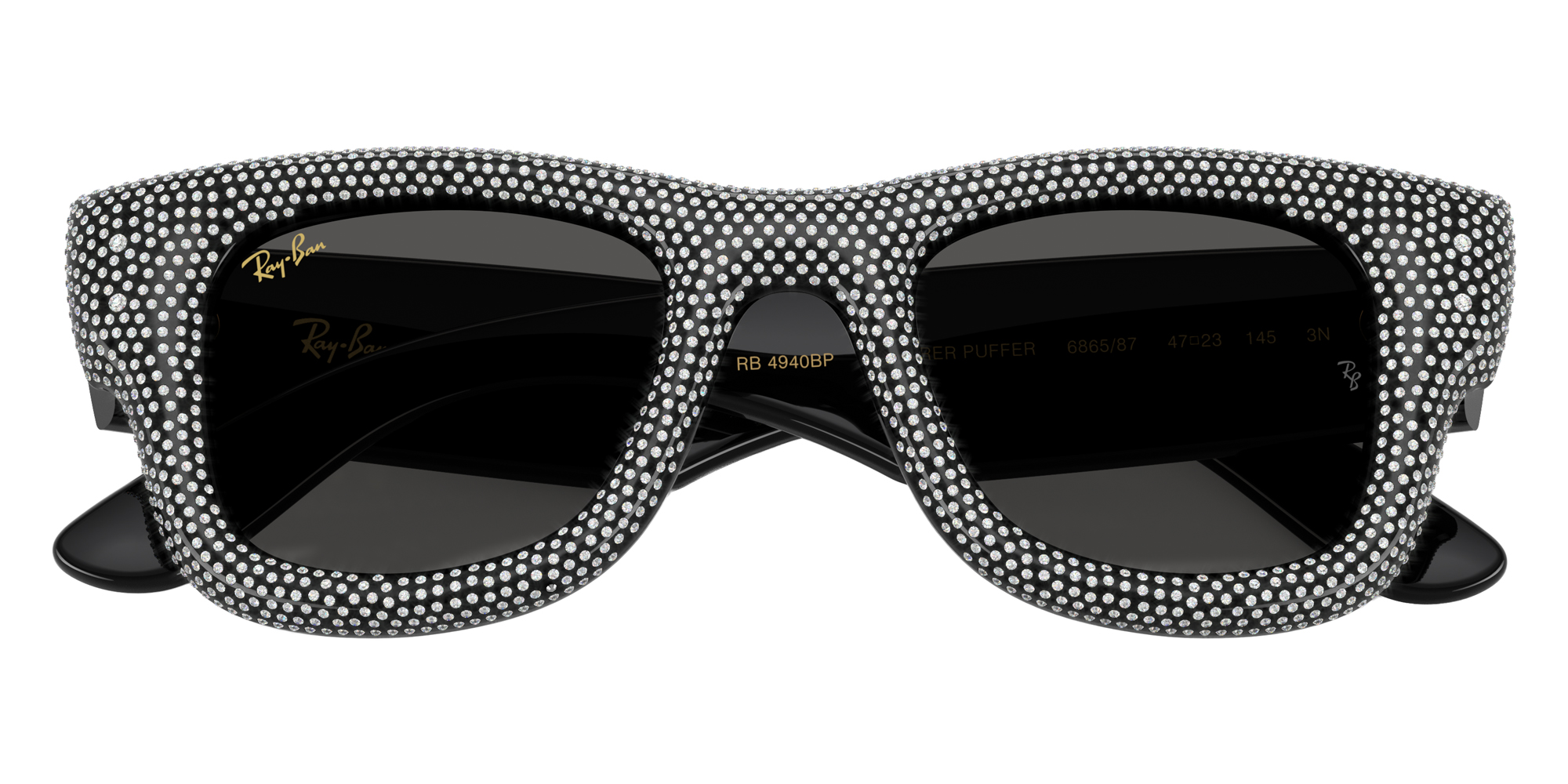 Ray-Ban™ - RB4940BP Wayfarer Puffer Crystal Pave Edition