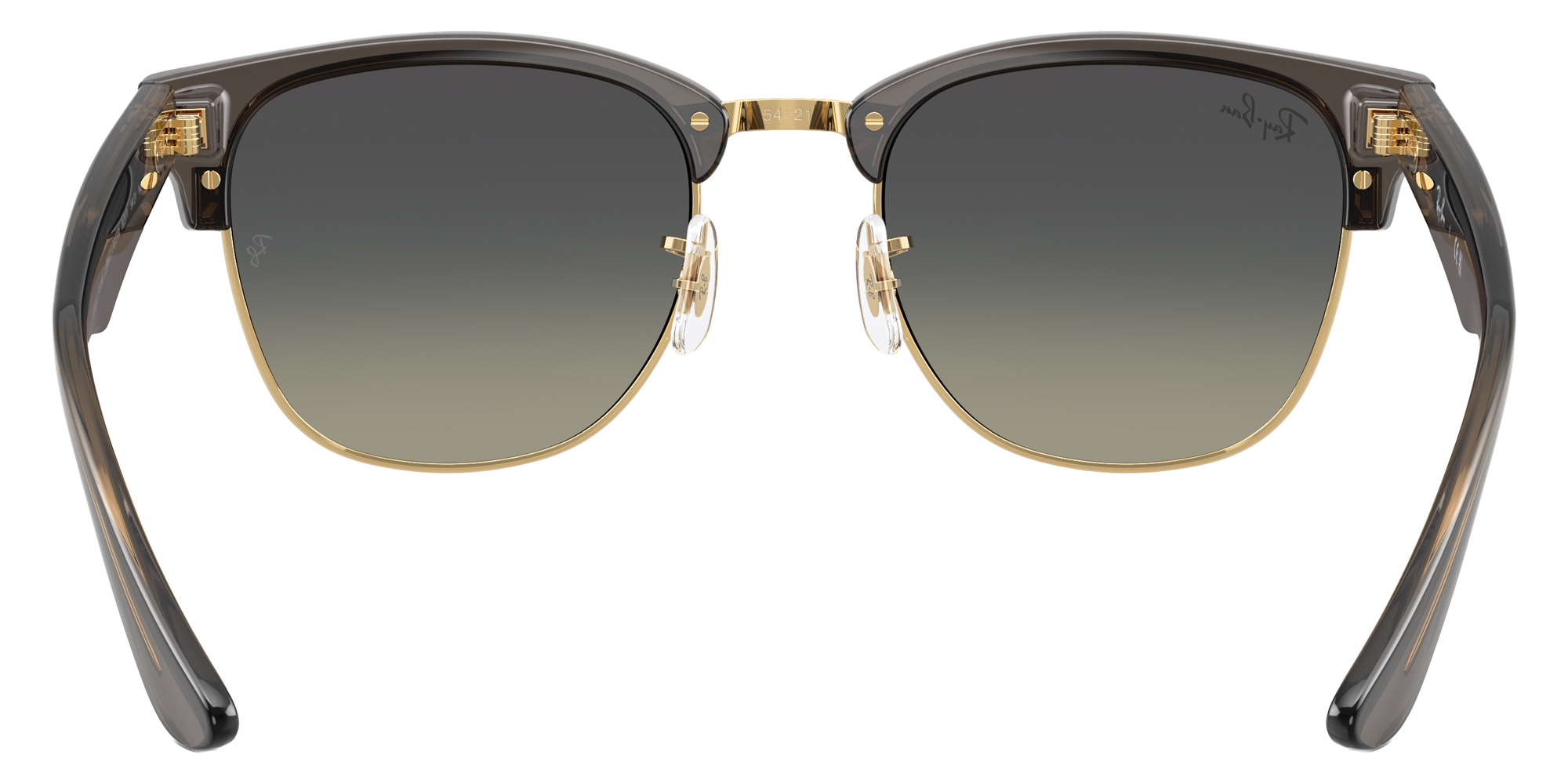 Color: Transparent Dark Gray on Gold (682911) - Ray-Ban RBR0504S68291151