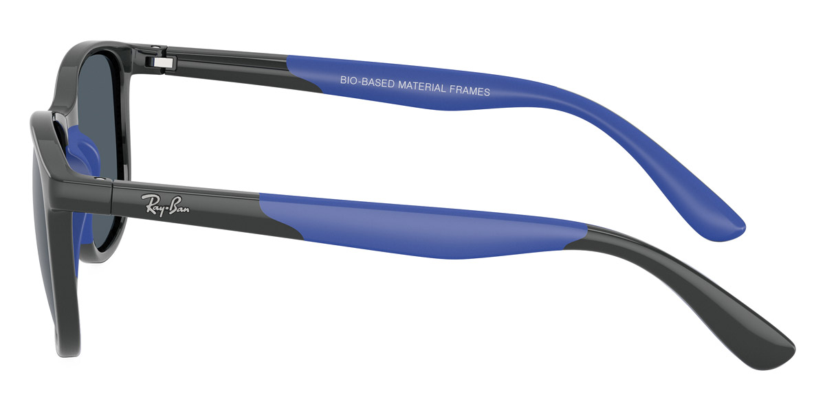Color: Gray on Rubber Blue (715155) - Ray-Ban RJ9077S71515549