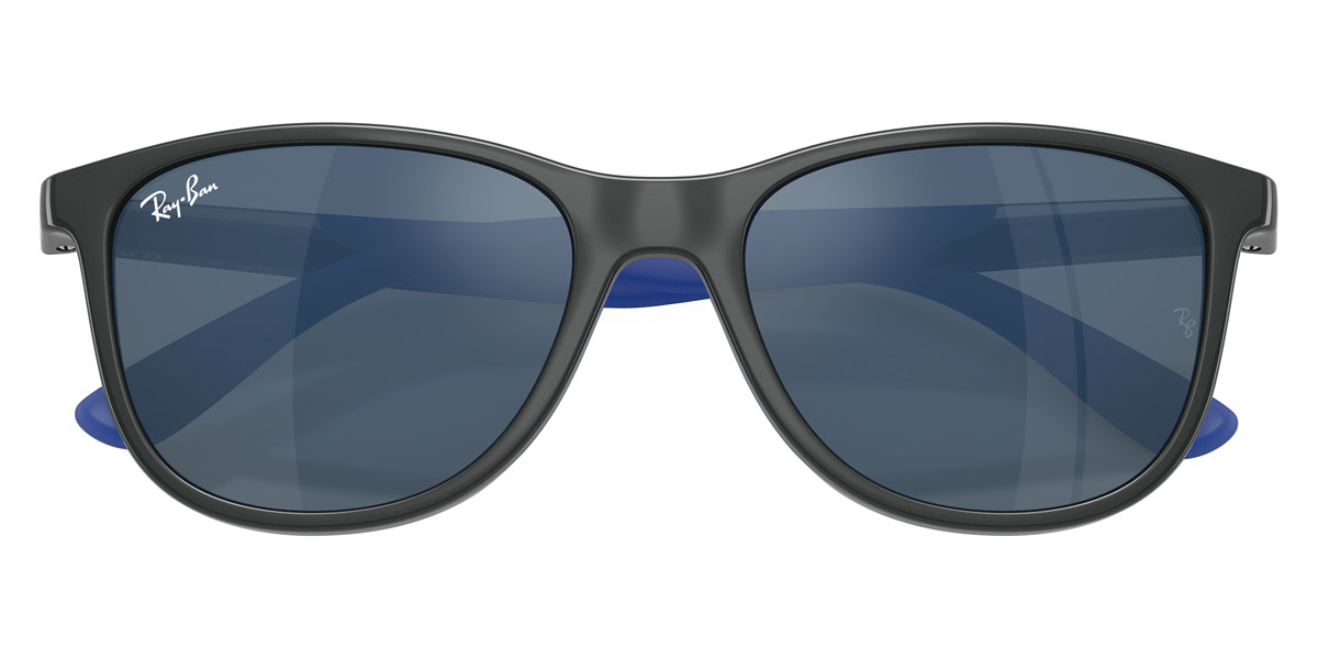 Color: Gray on Rubber Blue (715155) - Ray-Ban RJ9077S71515549
