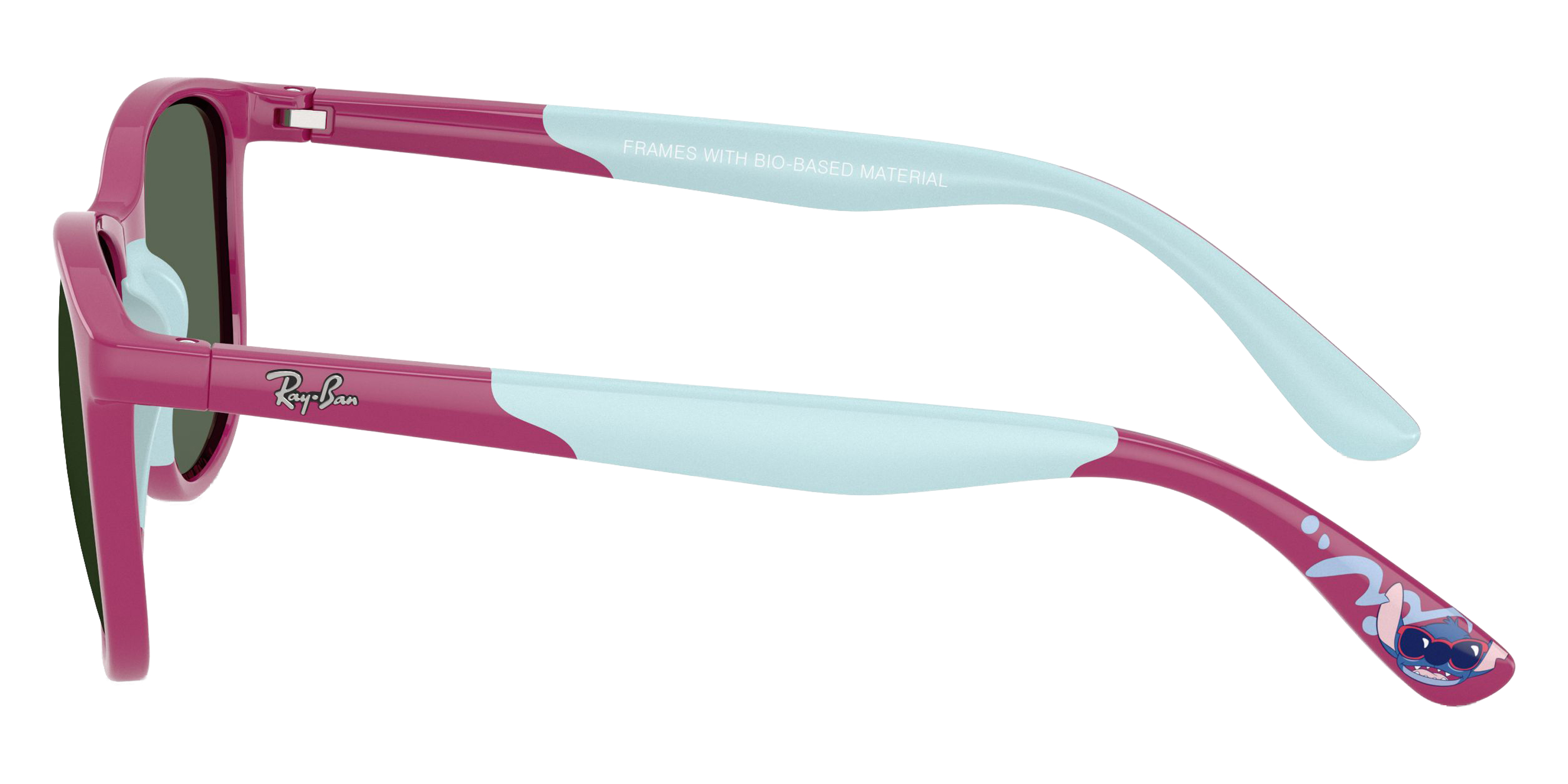 Color: Fuchsia and Rubber Azure (719271) - Ray-Ban RJ9077S71927149